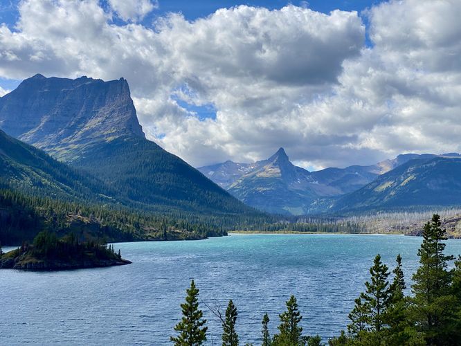 Default image for Sun Point Nature Trail, a 0.4-mile trail in Saint Mary, MT (US)