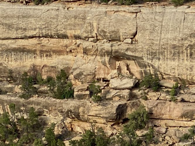 View of a 20-room cliff dwelling (circa 1200 CE)