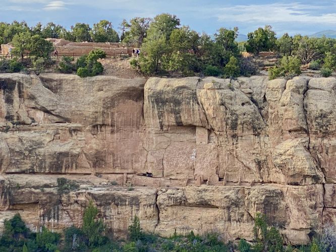 View of the Mummy House (cliff dwelling, 1200 CE)