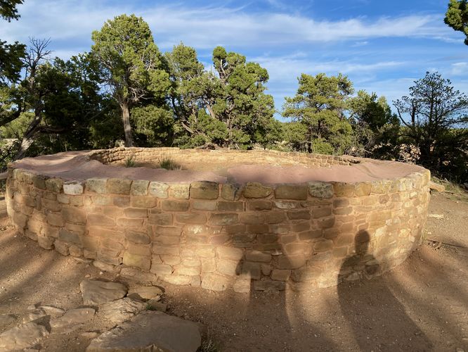 Circular structure at the Sun Temple