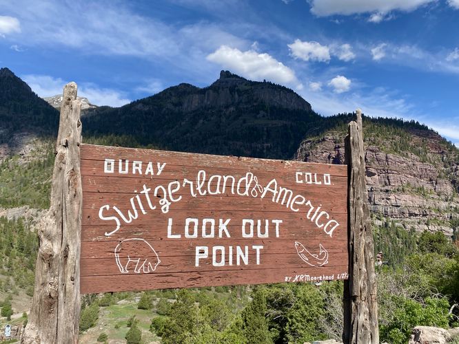 Ouray Colorado -  Switzerland of America Lookout Point