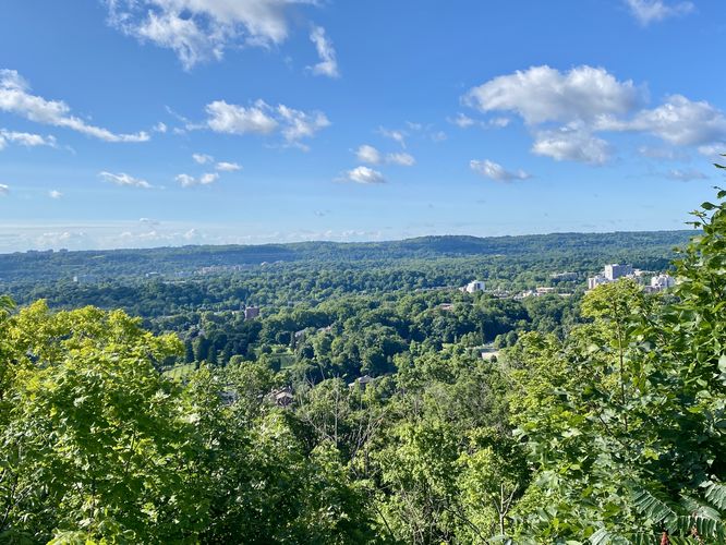 View of Dundas, Ontario from Sydenham Lookout