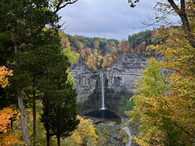 View of Taughannock Falls (215 ft. tall)