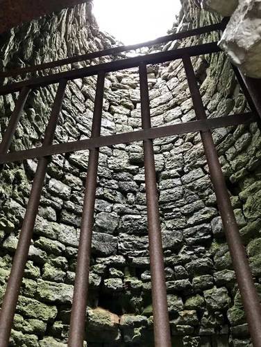 Looking up the iron furnace