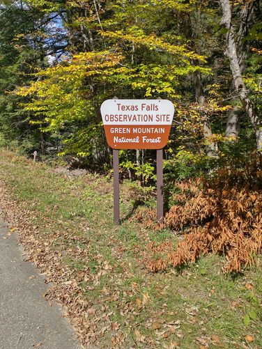 Park entrance sign