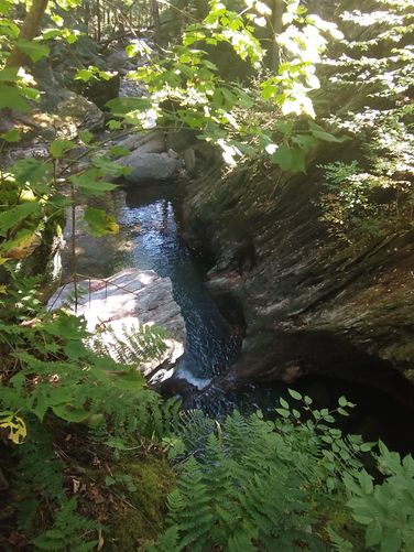 View of river below