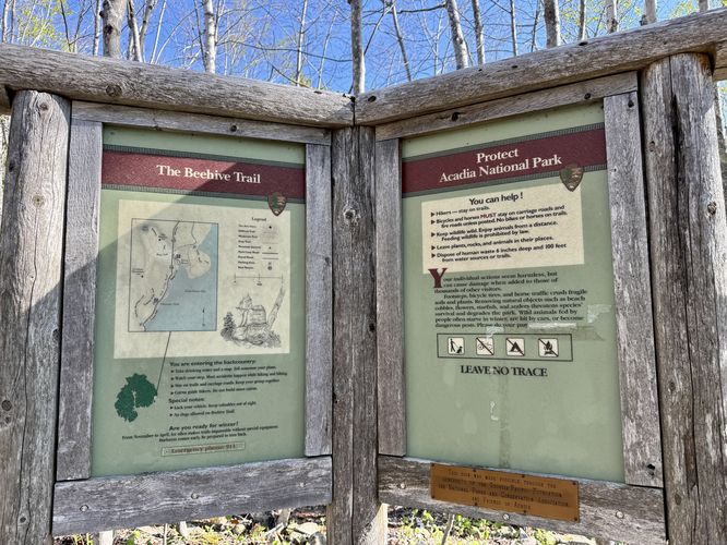 The Beehive Trail info kiosk