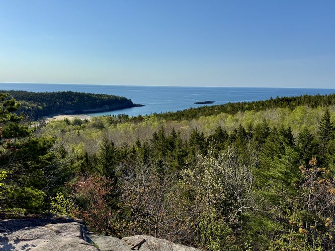 View of Sand Beach and Great Head from The Beehive