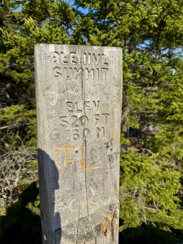 Beehive Summit sign
