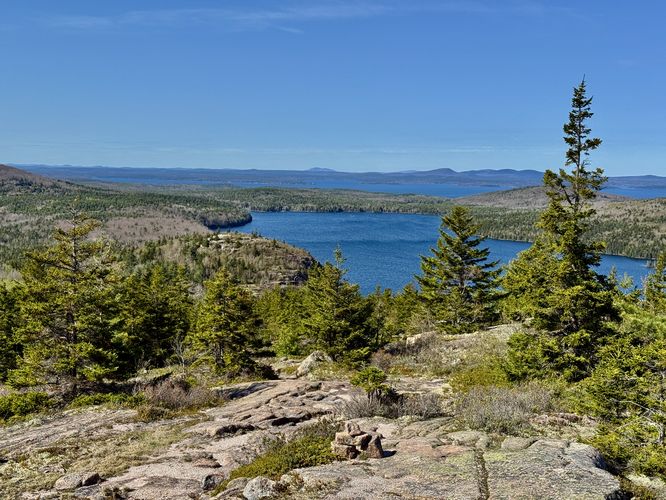 View of Eagle Lake from the Bubbles Trail