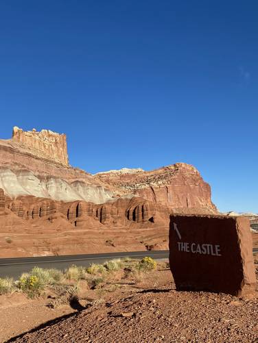 The Castle at Capitol Reef National Park