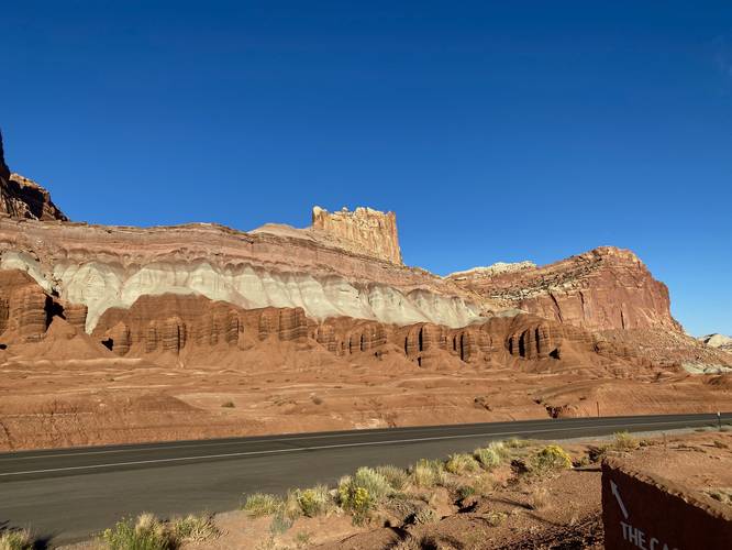 The Castle at Capitol Reef National Park