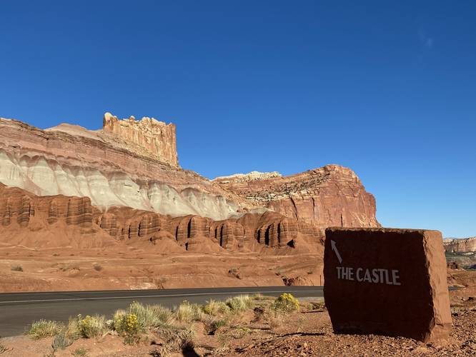 The Castle at Capitol Reef National Park