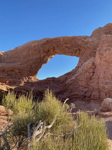 View of South Window Arch