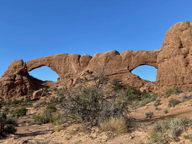 South Window Arch (left) and North Window Arch (right)