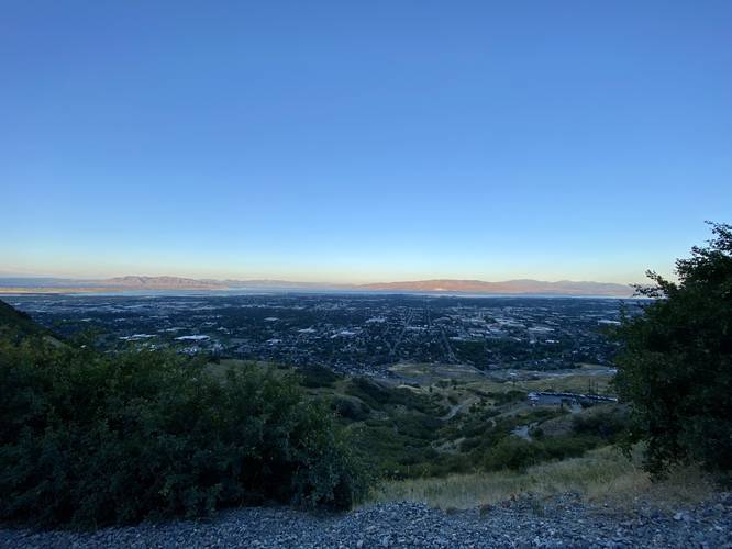 View facing west from the Y Trail