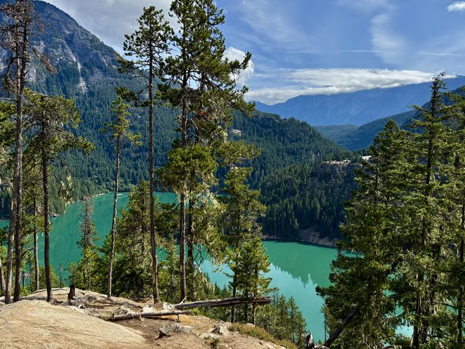 More turquoise water views of Diablo Lake