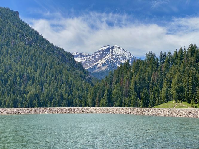 View of Mt. Timp and the Tibble Fork Reservoir