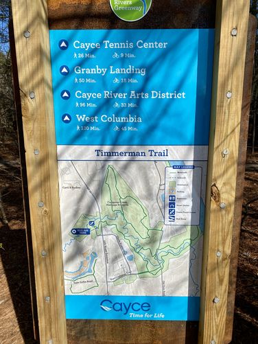 Timmerman Trail trail map