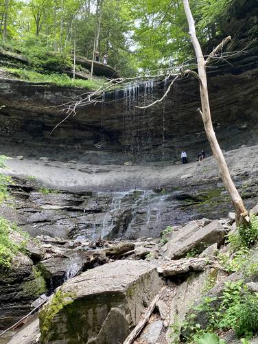 Tinker Falls, approx. 40-feet tall