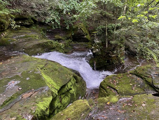 Top of Upper Tompkin Falls