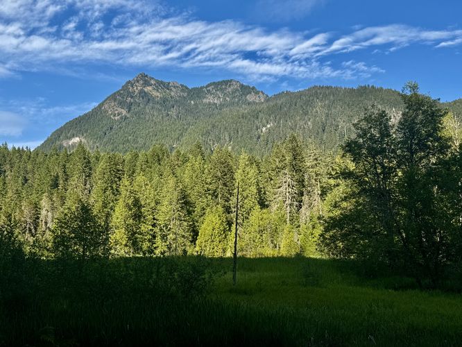 View of Eagle and Chulta Peaks