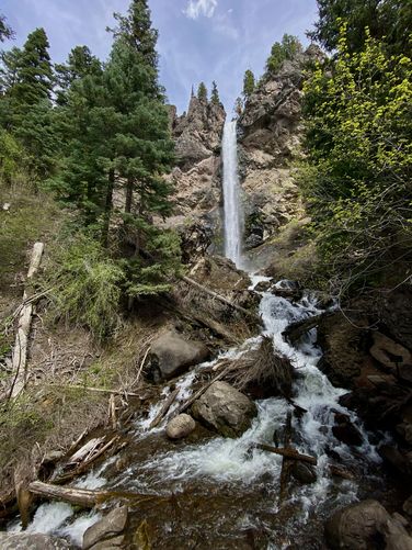 Treasure Falls and Falls Creek cascades