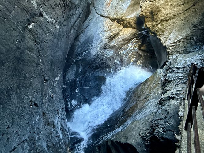 Trummelbach waterfall