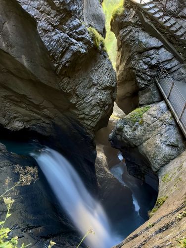Waterfall of Trummelbach Falls