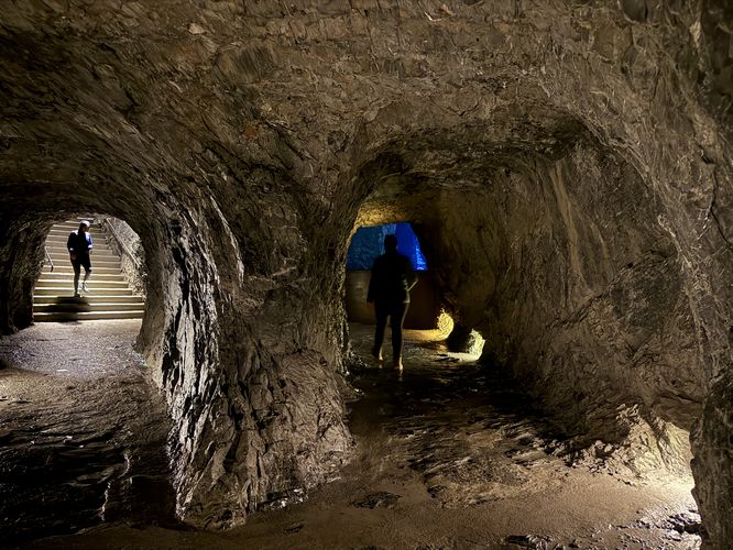 Tunnels of Trümmelbach Falls