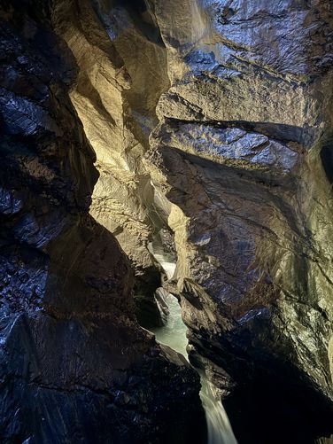 View into Trümmelbach gorge