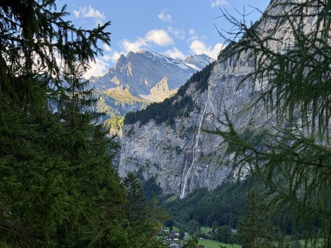 View of Murrenbach Falls (Murrenbachfall)