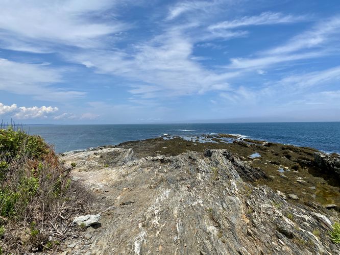 Approaching the point at Trundy Point