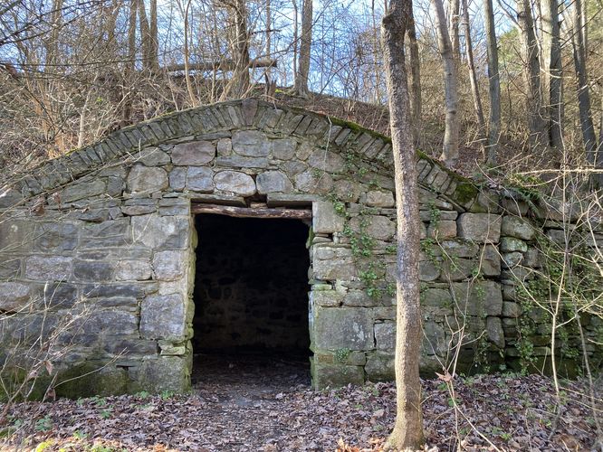 Old stone storage grotto