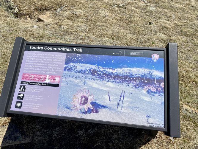Tundra Communities Trail info kiosk