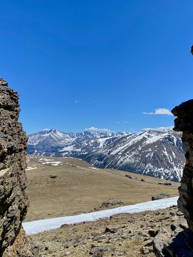 View from the rock scramble