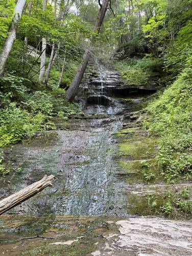 Rexford Falls, slow trickle during the Summer
