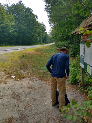 Entrance to parking found off of Route 171