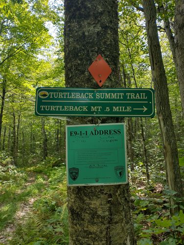 Back to the trail and on to the next summit