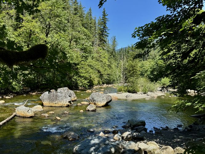 View of the South Fork Snoqualmie River