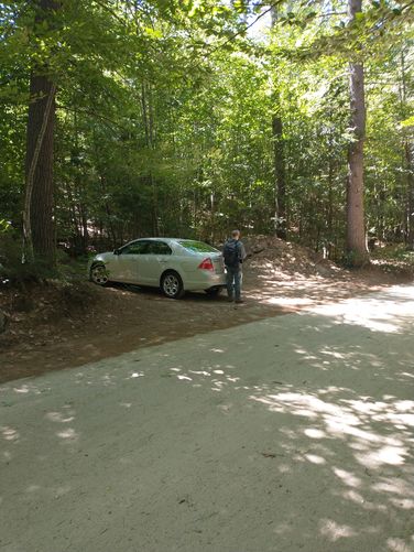 Limited Parking along Lyndeborough Road 