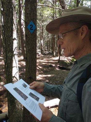 Take some time and read the guide as you hike