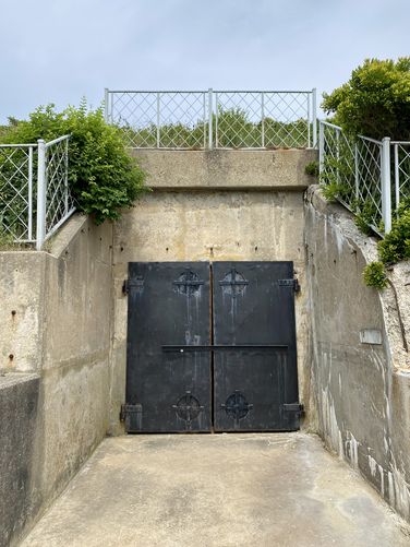 Abandoned military fort bunker