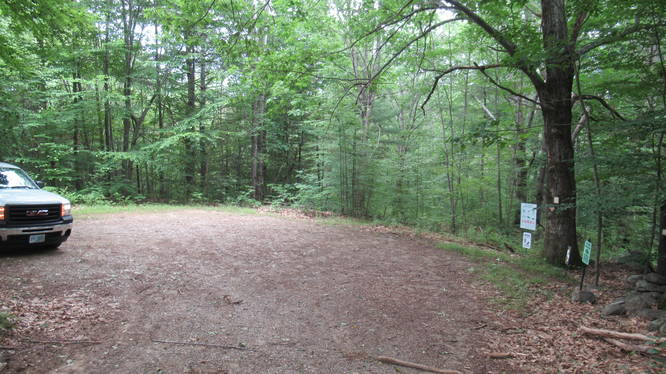 Parking area and trail head