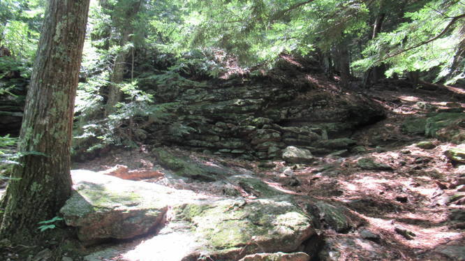 Rocky outcropping 