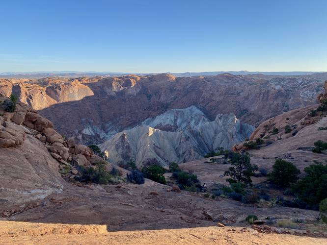 View into Upheaval Dome