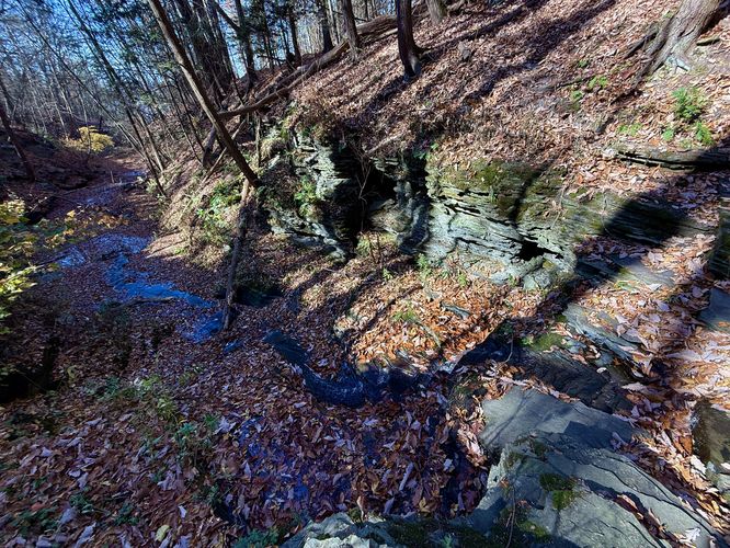 Top of Upper Excelsior Falls