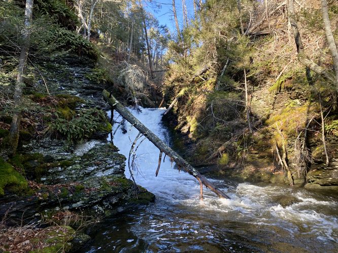 15-foot waterfall in Upper Indian Ladders cascades