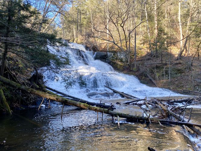 Largest waterfall in Upper Indian Ladders (approx.40-feet tall)