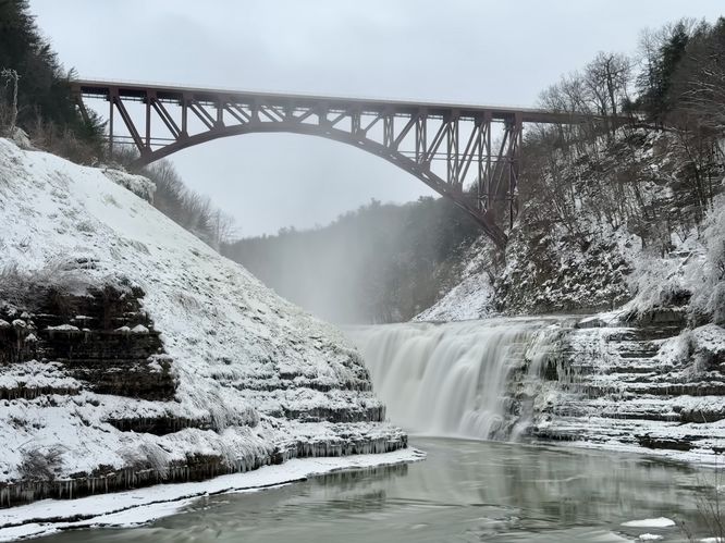 Long exposure of Upper Falls